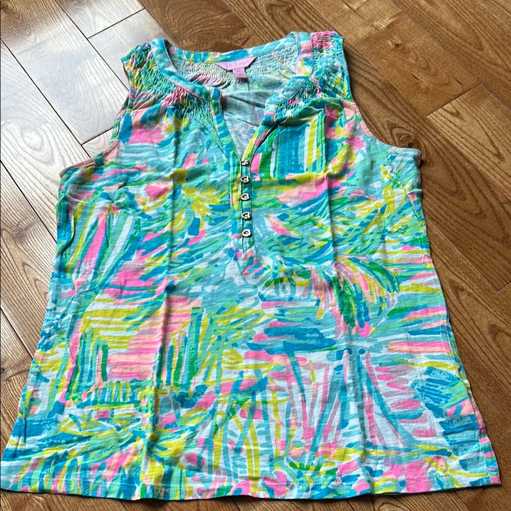 Colorful 100% cotton Elsa Sleeveless Top